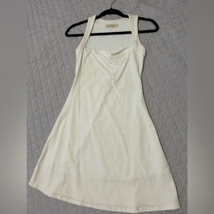 White sporty form flattering fit dress!
